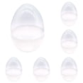thumbnail image 2 of 6Pcs Large Fillable Clear Easter Eggs, Standing Plastic Eggs with Flat Base for Hunt, Candy, DIY Crafts, Spring Party Decor, 2.8x2.8x3.5 Inch, By VINOIC, 2 of 9