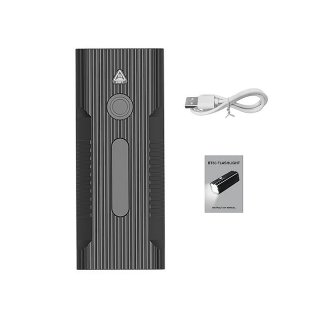 Linterna eléctrica Linterna de emergencia para exteriores, luz de ciclismo portátil, recargable por Tomshoo Linterna eléctrica
