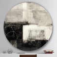 thumbnail image 3 of Designart 'A Geometric Day II' Art mural géométrique en métal avec cercle, 3 of 3