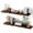 Charcoal Brown, variant on Lipa 36 Inch 2 Pack Floating Shelves for Wall,Farmhouse Live Edge Shelf,Living Room Bedroom Kitchen,Charcoal Brown