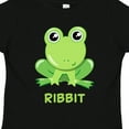 thumbnail image 4 of Inktastic Ribbit Cute Green Frog Boys or Girls Toddler T-Shirt, 4 of 5