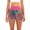 Colourful, variant on FUTATA Women's High Waisted Yoga Shorts Ruched Butt Lifting Textured Shorts Tummy Control Tie Dye Beach Hot Pants For Sports Running Workout