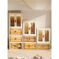 thumbnail image 2 of Armoire Pliable Simple Garde-Robe Portable Placard Vêtements Cabinet Chambre Nursery Armoire Installation Rapide Sans Outils Commode Rangement Cabinet, 2 of 2