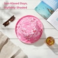 thumbnail image 3 of Tirrinia Bucket Hats for Women with Hawaii Flower Print | UPF 50+ Sun Protection Cap for Garden, Beach, Travel, 3 of 7