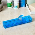thumbnail image 3 of Equate Weekly Pill Planner and Pill Box Organizer, Contains 7 Compartments, Compact, Travel-Friendly, 3 of 8