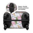 thumbnail image 2 of Rateoe Lilies Flowers Printed Luggage Cover, Suitcase Protector Fits 18-32 Inch Luggage-Large, 2 of 7