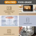 thumbnail image 4 of EcoNesxp Food Storage Containers with Lids 10 oz Soup Stackable Set 8 oz, 4 of 5