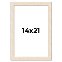 14x21 Frame White Real Wood Picture Frame Width 1.5 inches | Interior Frame Depth 0.5 inches | Barn