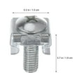 thumbnail image 2 of MasteelfCA 100 Pcs Vis et Écrous pour Support de Cage d'Ordinateur pour Armoires de Serveur, 2 of 7