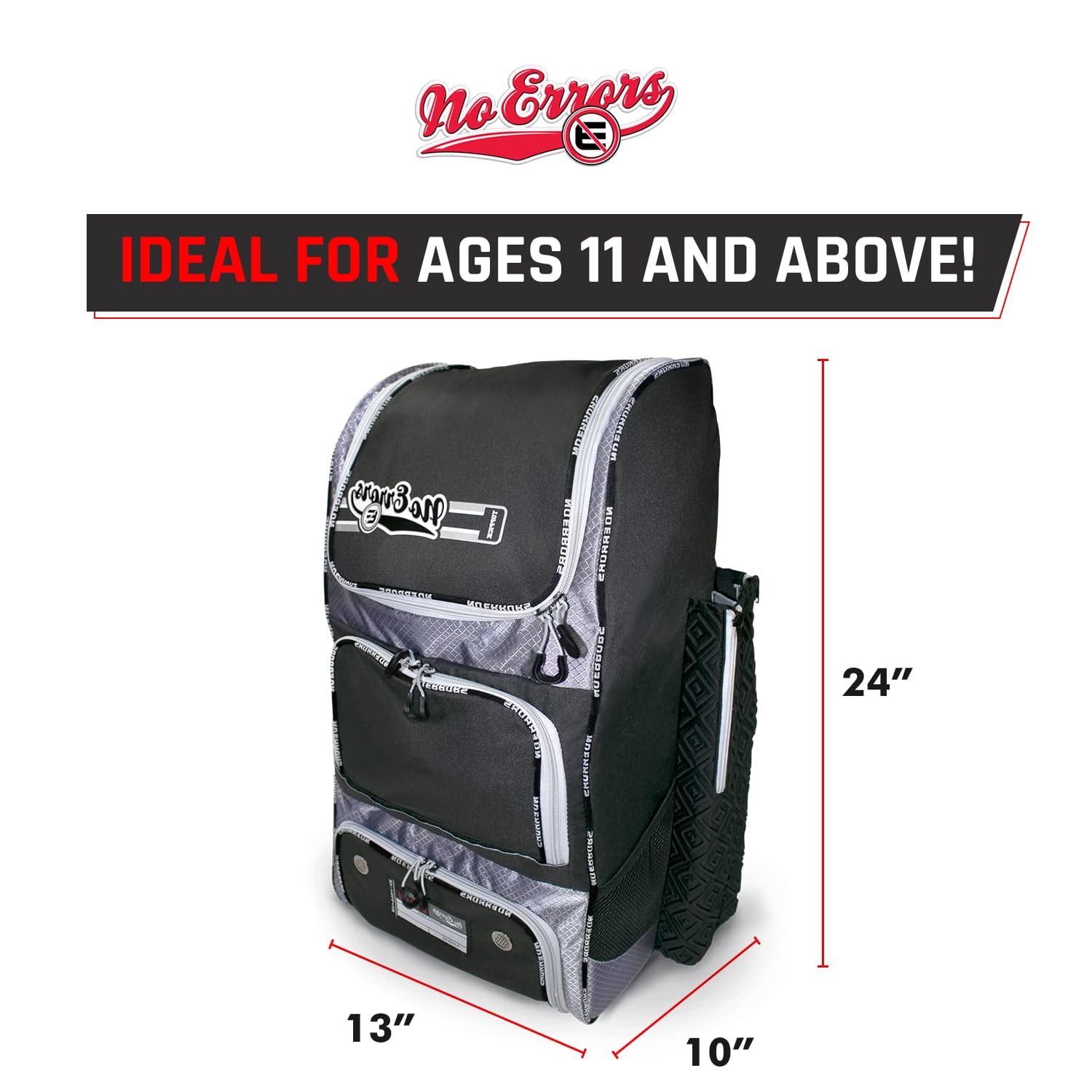 Top Pick Baseball Backpack for Kids - Heavy Duty Youth Baseball and Softball Bag with Fence Hooks - Dual Glove and Bat Compartments