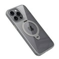 thumbnail image 5 of Allytechgroup Magnetic Back Case for Apple iPhone 13 Pro, 360 Rotating Kickstand Compatible with Magsafe Clear Back Cover Rugged Shockproof Not-Yellowing Case, Gray, 5 of 5