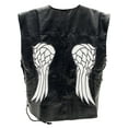 thumbnail image 6 of Daryl Dixon Faux Leather Vest Angel Wings Walking Dead TV Show Costume Jacket, 6 of 11