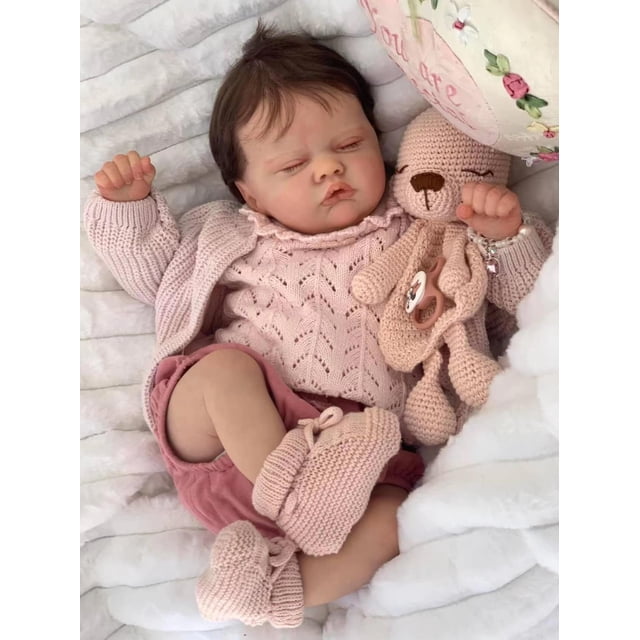 Muñeca Reborn MAIHAO para niña, 48 cm, con ropa y accesorios