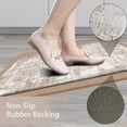 thumbnail image 4 of Kitchen Rugs Set of 2 Kitchen Floor Mats Cushioned Anti Fatigue Beige Kitchen Rugs Non Slip Waterproof Abstract Kitchen Runner Rug Comfort Memory Foam Kitchen Mat for Front of Sink,Laundry Room, 4 of 6