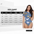 thumbnail image 5 of Uemuo Chicken Family Pattern Women's One Piece Short Sleeve Swimsuit Rash Guard Surfing Modest Quick-drying Swimsuit Beach Essentials-Large, 5 of 9
