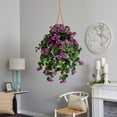 thumbnail image 4 of Nearly Natural 8374 Bougainvillea Artificial Plant in Hanging Basket, 4 of 6