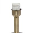 thumbnail image 3 of Elegant Designs Cement Table Lamp with Antique Brass Detail&amp;#44; White, 3 of 5