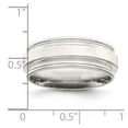 thumbnail image 5 of 925 Sterling Silver 7mm Polished Fancy Band Ring Size 8.5 -  Jewelry Gift for Mom, 5 of 6