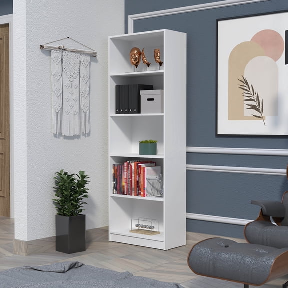 Newboti Furniture Sutton 4 Shelves Bookcase with Modern Storage Shelves BN.7191