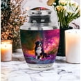 thumbnail image 4 of MUKTIVE Dog Adults Urn for Human Ashes Men - Funeral Urns for Adult Ashes Women - Pink Decorative Urn for Burial - 10 Inch Large Urns for Memorial Adults, 4 of 7