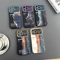 thumbnail image 2 of compatible iPhone 12 Pro Max Scenery Pattern Large Window TPU Phone Case Cheap and fine, 2 of 4