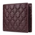 thumbnail image 1 of Cartera plegable de cuero de vaca vintage, tarjetero, monedero, regalo para hombres BULLCAPTAIN Billetera de cuero, 1 of 7