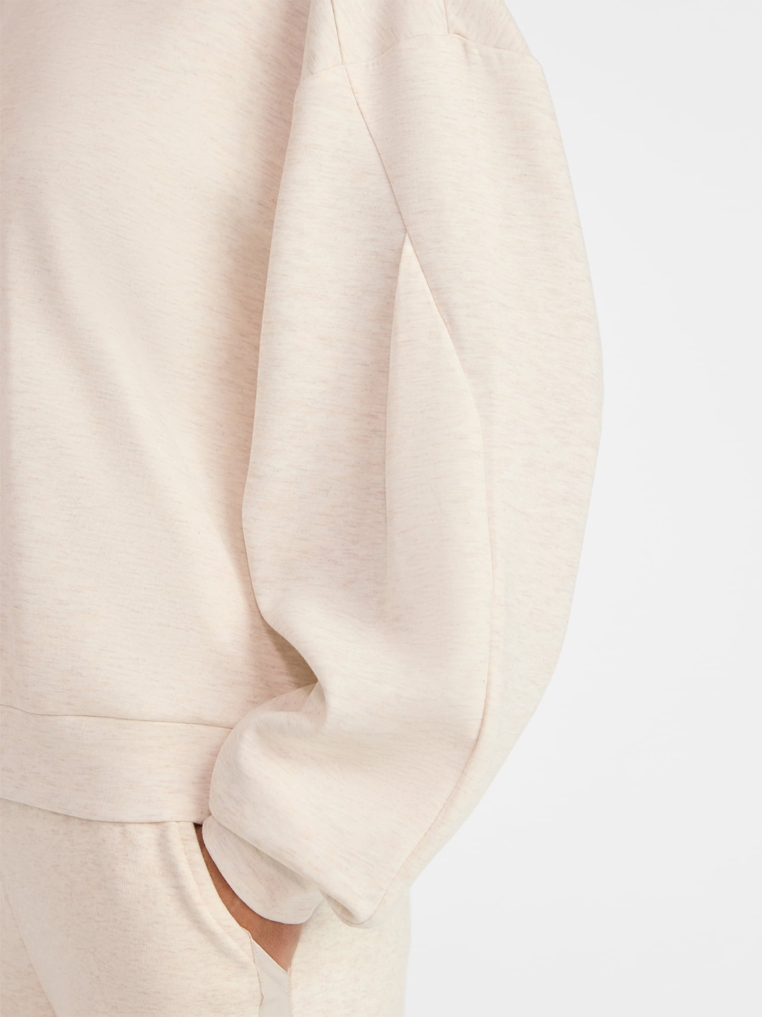 Avia Women's Luxe Fleece Crewneck Sweatshirt, Sizes XS-XXXL