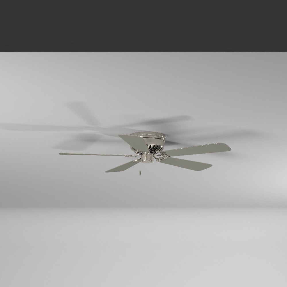 Flush Mount Ceiling Fan In Traditional Style 8.75 Inches Tall By 52 Inches Wide Minka Aire Fans F565-Bn