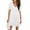 White, variant on Summer Dresses , Women Summer Solid Color Short-Sleeved Square Neck Dress Puffed Sleeve Dress T-Shirt Dress Knee-Length Dress Leisure Green S