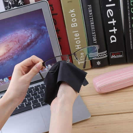 6pcs 17.8*15.2CM Microfiber Surfaces Wipes Cleaning Cloth For Lens Screens