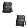 thumbnail image 1 of Guardurnaity Cartera de cuero portátil para mujer, monedero de almacenamiento plegable, bolsa de transporte para fiestas de viaje, compras, Type1 NO1, 1 of 6