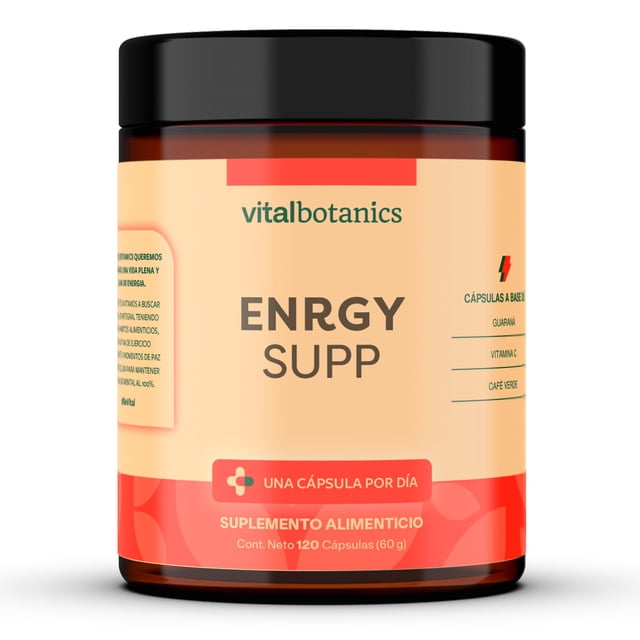 Suplemento Ginseng Guarana Cafe Verde 120 Caps VITALBOTANICS ENRY_SUP_120