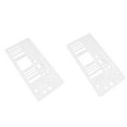 thumbnail image 1 of Mupvlun Handmade Flexible Record Template, Reusable Flexible Record Template, Planner Stencil Set for Dot Grid Journals, Versatile Drawing Templates Kit 2 Pcs, 1 of 7