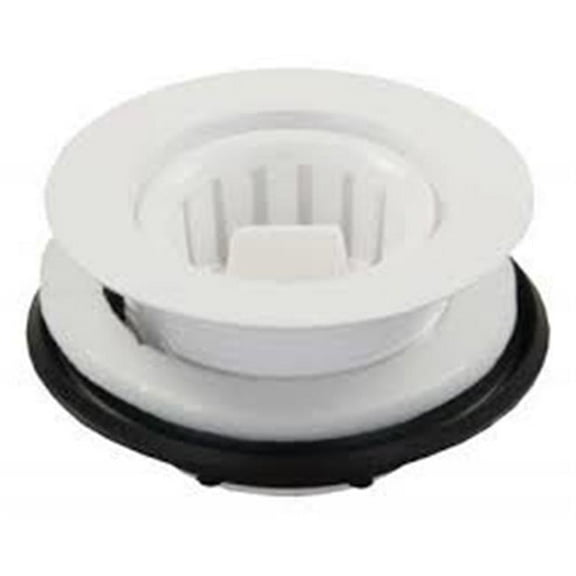 Plastic Strainer wwith Threaded Basket, White