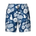 thumbnail image 5 of Rocae Rose Flowers for Men's Swim Trunks Quick Dry With Two Side Pockets and One Lined Patch PocketX-Large, 5 of 9