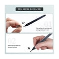 thumbnail image 4 of 20PCS Replacement Standard Pen Nibs Black Replacement Refill Pen Nibs Compatible with Bamboo CTL471, 4 of 5