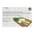 thumbnail image 2 of JS Gourmet - Acacia Wood Cheese Board with Stainless Steel Knife, 2 of 2