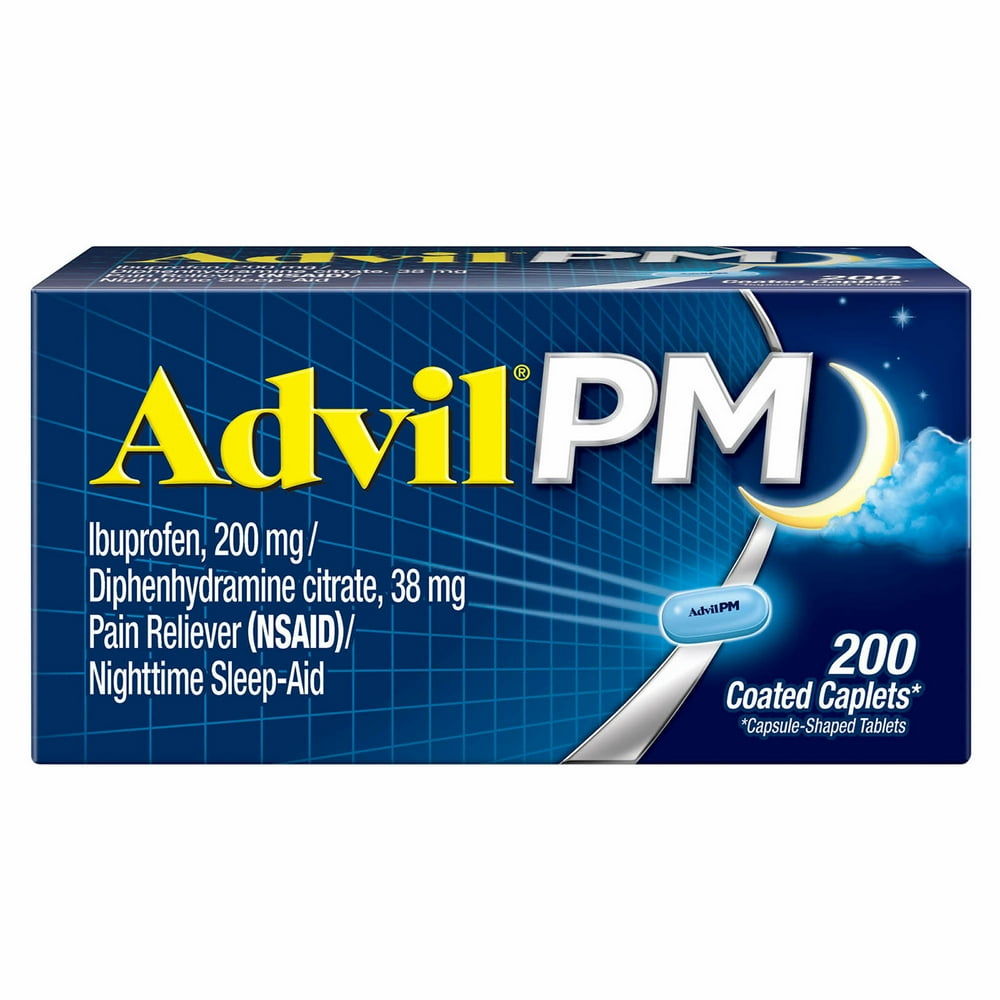 Product of Advil PM Pain Reliever, 200 ct. [Bulk Savings]