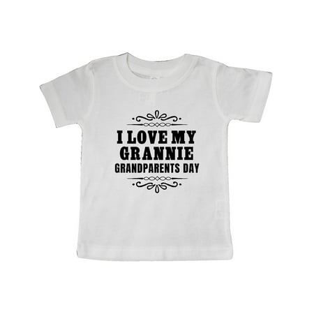 

Inktastic Grandparents Day I Love My Grannie Gift Baby Boy or Baby Girl T-Shirt