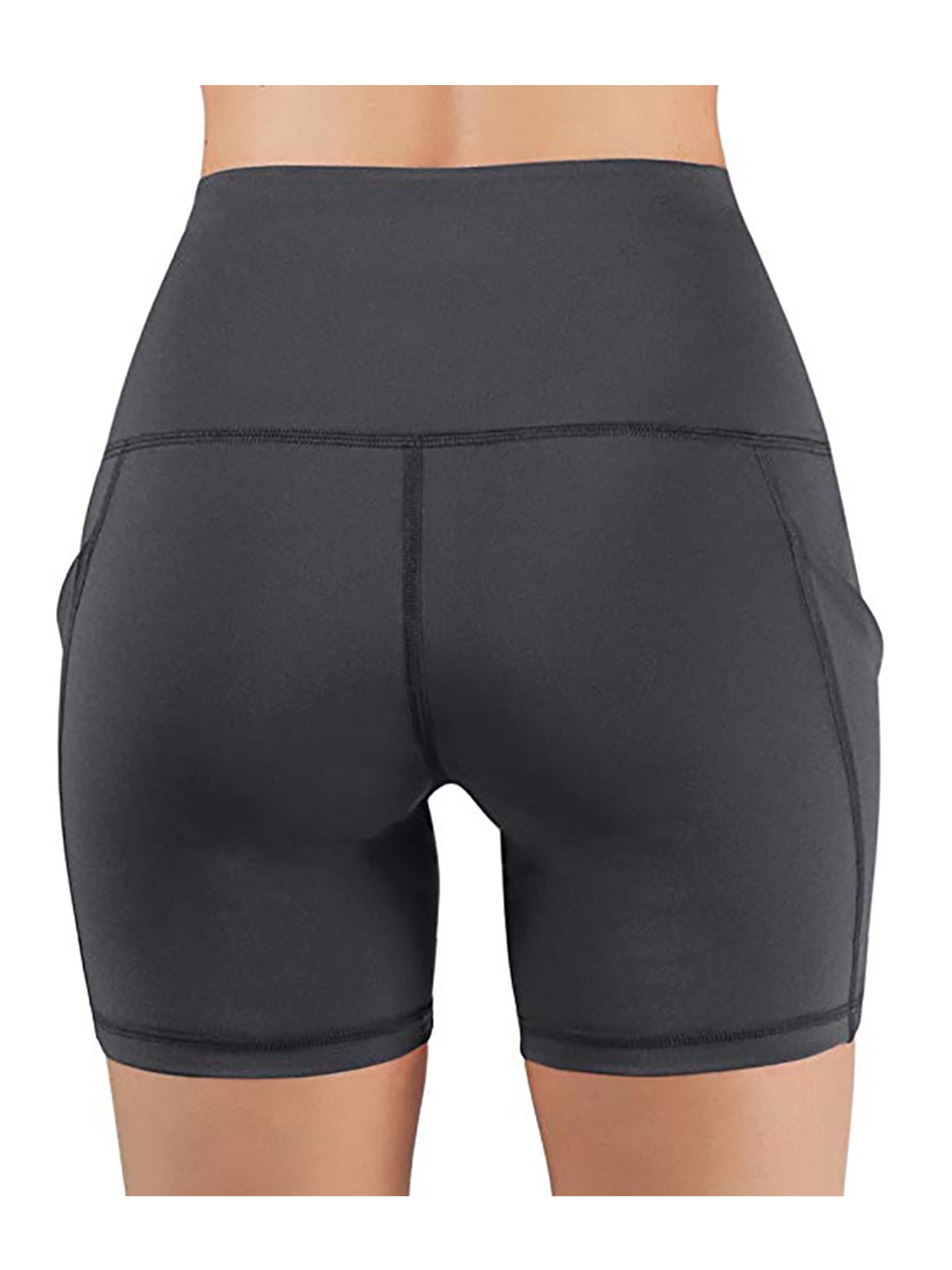 AMaVo - Women Yoga Pants Short Sports Athletic Leggings with Pockets