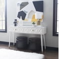 thumbnail image 3 of Linon Geo Console Table With White Finish GE202WHT01AS, 3 of 7