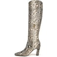 thumbnail image 3 of Franco Sarto Women's Bowman Knee High Boot Roccia Snake Wide Calf 8.5M, 3 of 5