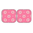 thumbnail image 7 of Goofa Cartoon Pigs and Hearts Pattern 2 Piece Car Windshield Sun Shade Foldable | Front Windshield Shade for Sun, Heat and UV Rays | Sunshade for Car Front Window-Medium, 7 of 7