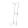 thumbnail image 4 of Mesa auxiliar de acrílico transparente Mesa de bebidas Mesa de esquina Creativa Simple Premium Mesa de café pequeña para baño de cabecera Estilo B, 4 of 8