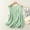 #280-Green, variant on Women's Embroidered Sleeveless Camisole Linen Style Round Neck Loose Casual Tank Top for Summer Gift