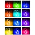 thumbnail image 4 of 2 bombillas LED de esquina para coche T10 W5W 5050 6SMD RGB, multicolor, con control remoto, 4 of 5