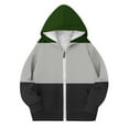 thumbnail image 3 of Ashirexll Girls Hoodies Pullover Fall Clothes 4-15 Years Childrens Winter Solid Color Casual Sports Warm Thick Down Jackets Top, 3 of 4