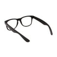 thumbnail image 4 of 2 Pairs of Oversized Square Classic Black Reading Glasses +1.00 Spring Hinge Ultralight Plastic Readers 1.00, 4 of 4