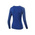 thumbnail image 2 of New Women‘s Fit Yoga Workout Long Sleeve Sport T Shirt Compression Tops, 2 of 2