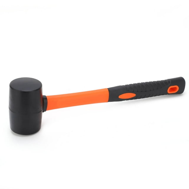 Mgaxyff Plastic Mallet,Mallet Plastic Hammer Striking Tools With 2‑Color Handle For Carpentry Floor Installation,Plastic Striking Tools